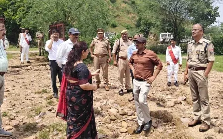 डीएम-एसपी ने भदई अमावस्या मेले की व्यवस्थाओं का लिया जायजा