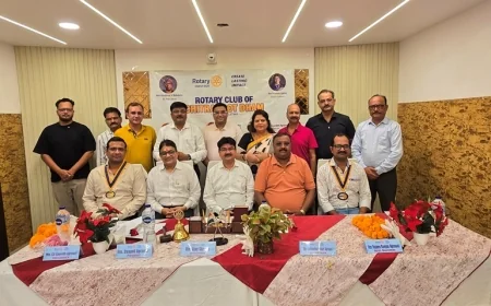 रोटरी क्लब चित्रकूट धाम की पहली सामान्य बैठक आयोजित, 14 नव-रोटेरियनों का स्वागत