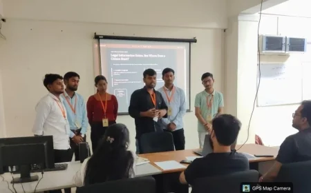 राजकीय इंजीनियरिंग कॉलेज, बांदा में स्मार्ट इंडिया हैकाथॉन के लिए आंतरिक हैकाथॉन का सफल आयोजन