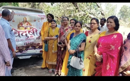 बांदा में अनूठी पहल : बागवान ट्रस्ट और महिला कायस्थ विदुषी महासभा ने बाढ़ पीड़ितों व टीबी मरीजों को बांटी पोषण सामग्री