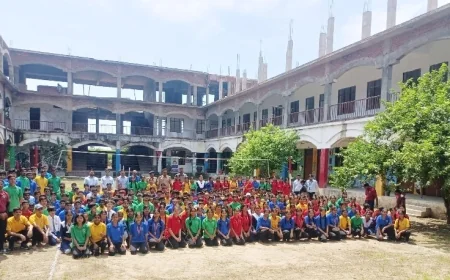 सड़क सुरक्षा, साइबर अपराध और मिशन शक्ति को लेकर जागरूक हुए 300 से अधिक विद्यार्थी