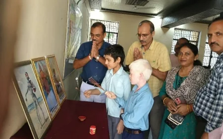 दृष्टिबाधित बच्चों के साथ मनाया रक्षाबंधन, ऋषि अष्टावक्र जयंती पर दिया क्षमता पहचानने का संदेश