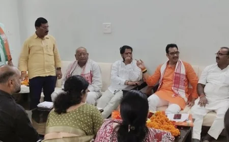 जिला प्रभारी के प्रथम जनपद आगमन पर भाजपाईयों ने किया स्वागत