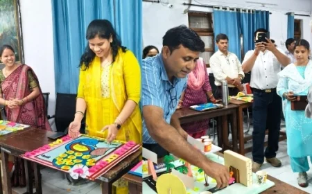 डायट में कला, क्राफ्ट एवं पपेट्री आधारित शिक्षण प्रतियोगिता संपन्न