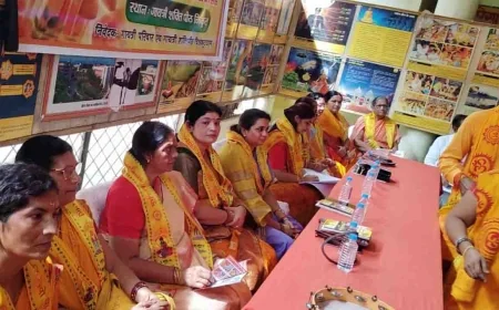 गायत्री शक्तिपीठ में नारी उत्कर्ष प्रशिक्षण कार्यशाला संपन्न