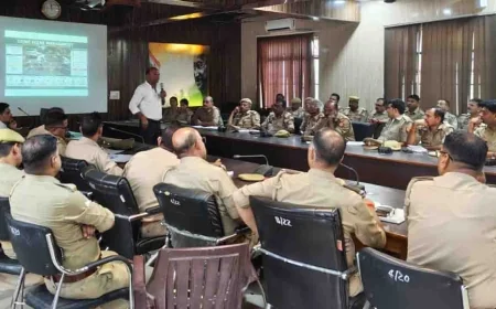 क्राइम सीन मैनेजमेंट व चैन ऑफ कस्टडी का दिया गया प्रशिक्षण