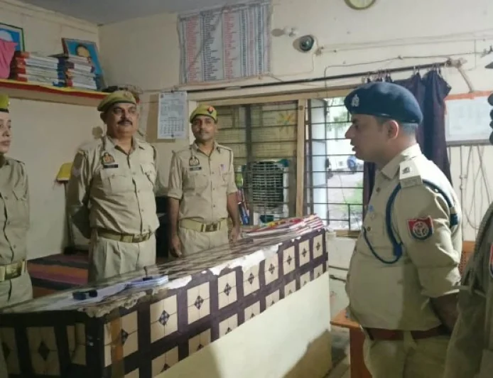 थाना मानिकपुर का अपर एसपी ने किया निरीक्षण