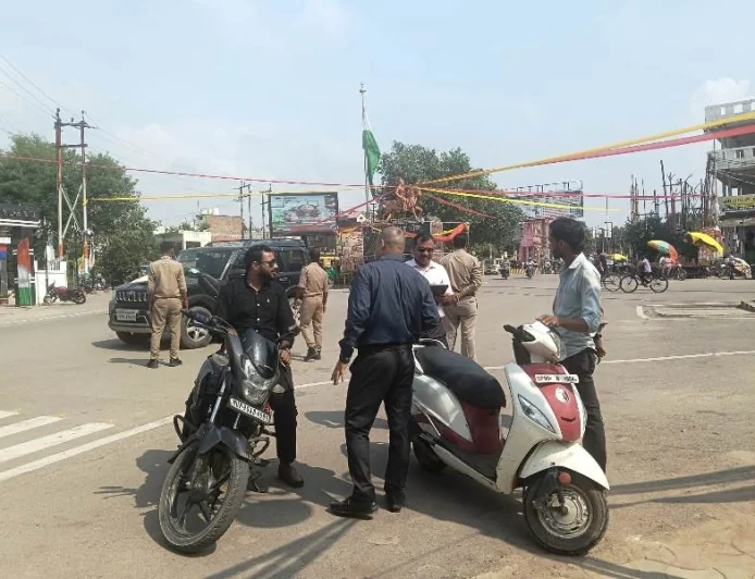 170 से अधिक वाहनों पर कार्रवाई, 5 वाहन सीज