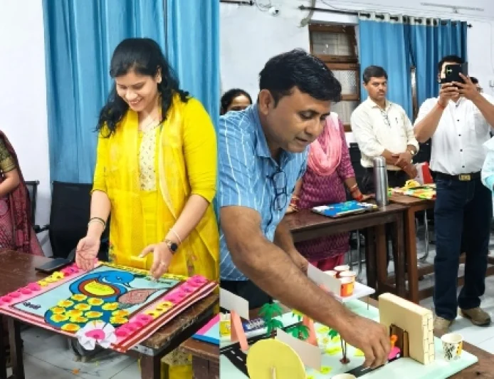 डायट में कला, क्राफ्ट एवं पपेट्री आधारित शिक्षण प्रतियोगिता संपन्न