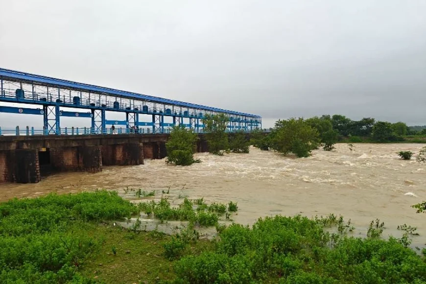 रसिन डैम के चारों गेट खोले गए, बाणगंगा-बागेन नदी में बढ़ सकता है जलस्तर