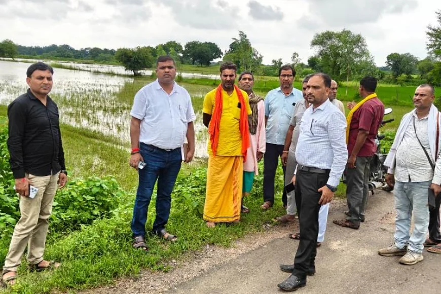 कृषि अधिकारियों ने किया गांवों का निरीक्षण