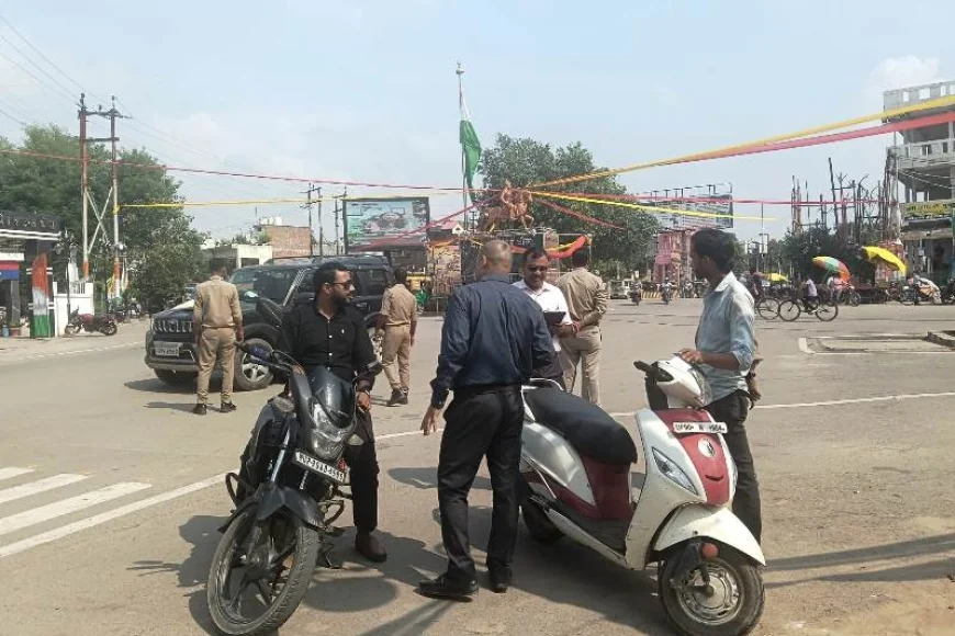 170 से अधिक वाहनों पर कार्रवाई, 5 वाहन सीज