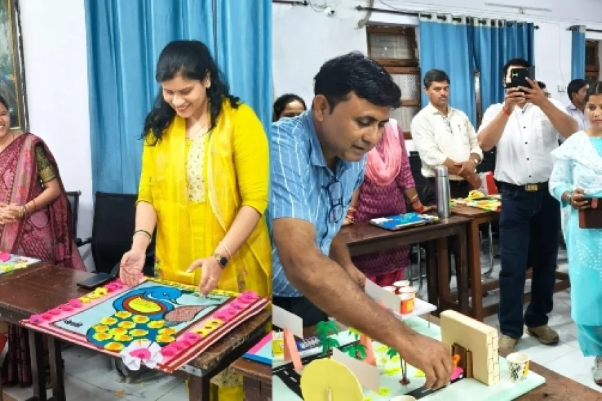 डायट में कला, क्राफ्ट एवं पपेट्री आधारित शिक्षण प्रतियोगिता संपन्न
