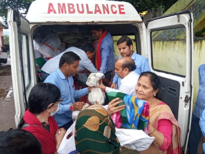 मंदाकिनी की भीषण बाढ़ में सद्गुरु सेवा संघ ट्रस्ट बना सहारा, पीड़ितों तक पहुंचा रहा भोजन-दवा और पेयजल