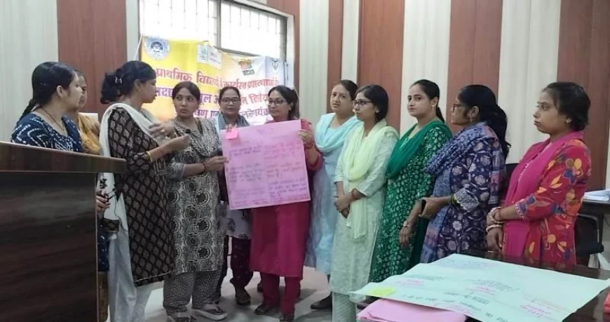 सक्षम मॉड्यूल आधारित हेड मास्टर प्रशिक्षण एवं मेंटल वेलनेस कार्यक्रम के तृतीय चरण का समापन