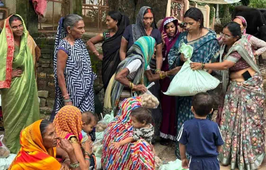 भाजपा नेेत्री डॉ. ज्योति उपाध्याय ने पीड़ित परिवारों से की मुलाकात