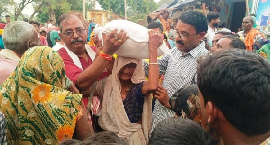 सेवा इंटरनेशनल और कोटक महिंद्रा बैंक ने बांटे राहत किट