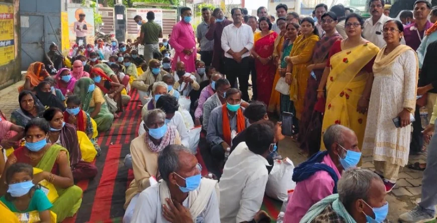 मानवीय पहल : 100 क्षय रोगियों को वितरित की गई पोषण किट