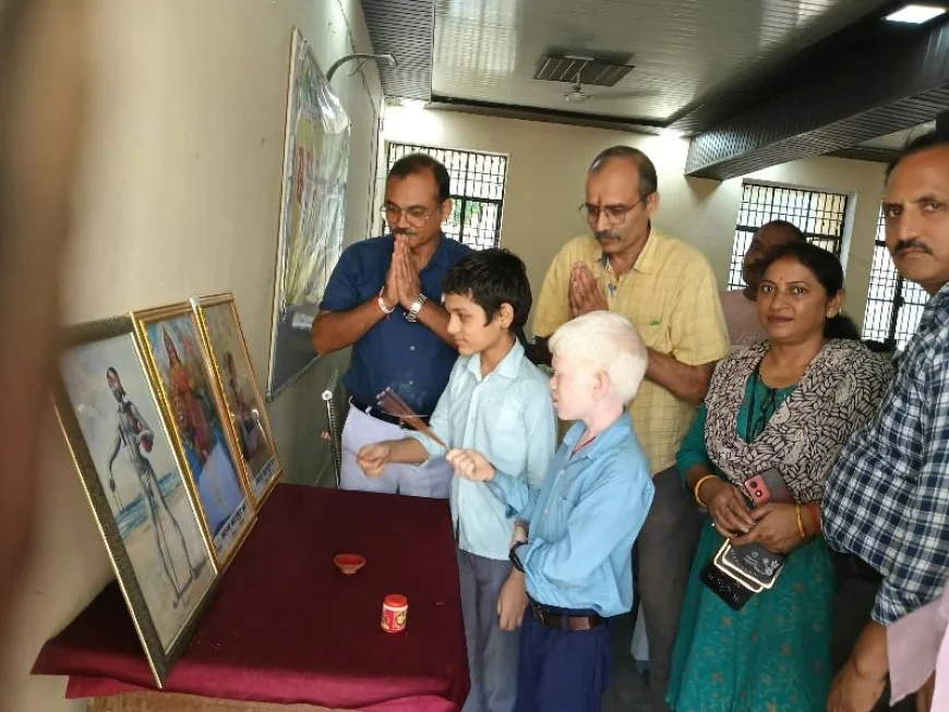 दृष्टिबाधित बच्चों के साथ मनाया रक्षाबंधन, ऋषि अष्टावक्र जयंती पर दिया क्षमता पहचानने का संदेश