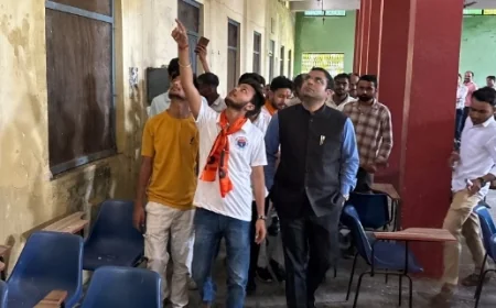 पांच दिन के आंदोलन के बाद प्रशासन ने दिया लिखित आश्वासन, अभाविप ने आंदोलन किया समाप्त