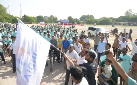 ‘फिट रहो, साइकिल अपनाओ, पर्यावरण बचाओ’, विधायक प्रकाश द्विवेदी ने बढ़ाया बच्चों का उत्साह