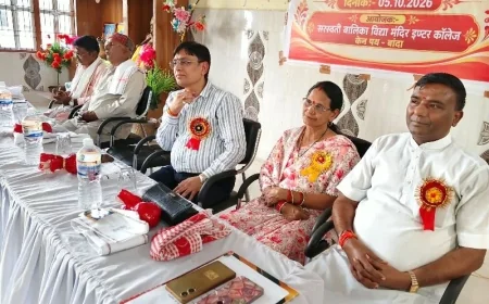 सरस्वती बालिका विद्या मंदिर, केन पथ में संकुल स्तरीय विद्वत परिषद गोष्ठी संपन्न