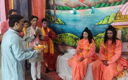 रावण वध होते ही श्रीराम जयघोष से गूंजा रामलीला स्थल