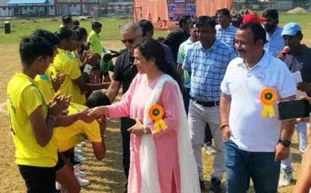 अयोध्या ने सबजूनियर बालिका हैंडबॉल प्रतियोगिता का जीता फाइनल