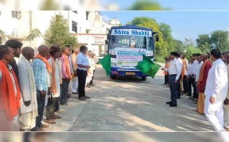 मिलेट्स खेती एवं उत्पादों के प्रशिक्षण को कृषकों का दल रवाना