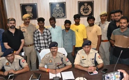 डकैती मामले में पुलिस ने किया खुलासा, पांच बदमाश गिरफ्तार