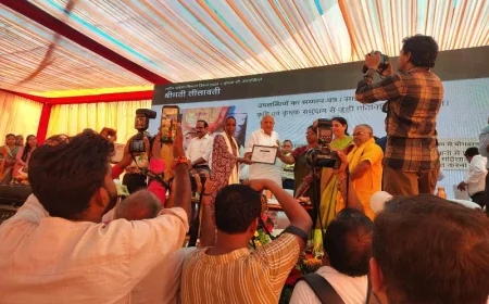गतिशील महिला किसान लीलावती को कृषि क्षेत्र में उत्कृष्ट कार्य के लिए मिला सम्मान