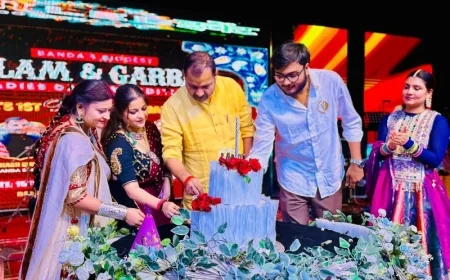 ‘ग्लैम एंड गरबा नाइट धमाल’ की धूम, हजारों महिलाओं ने गरबा-डांडिया पर किया धमाल