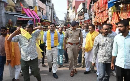 दुर्गा प्रतिमा विसर्जन की तैयारियों का DM-SP ने लिया जायजा, सुरक्षा और यातायात व्यवस्था दुरुस्त रखने के निर्देश
