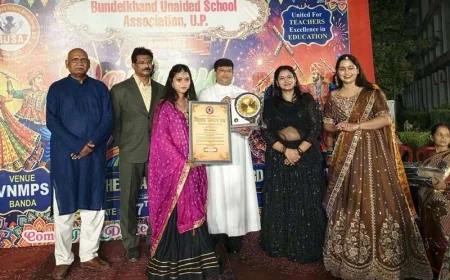 BUSA द्वारा भव्य शिक्षक सम्मान समारोह एवं ग्रैंड गरबा डांडिया नाइट का आयोजन