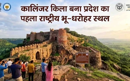 कालिंजर किला बना प्रदेश का पहला राष्ट्रीय भू-धरोहर स्थल