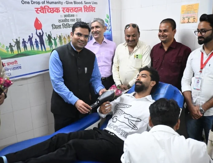 गांधी जयंती पर सेवर्स ऑफ लाइफ का 31वां रक्तदान शिविर, चार रक्तवीरों ने किया स्वैच्छिक रक्तदान