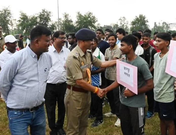 एसपी ने प्रदेश स्तरीय सीनियर पुरुष हैण्डबॉल प्रतियोगिता का किया शुभारम्भ