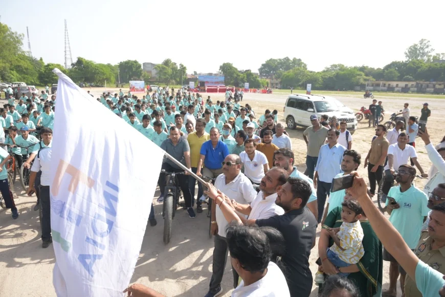 ‘फिट रहो, साइकिल अपनाओ, पर्यावरण बचाओ’, विधायक प्रकाश द्विवेदी ने बढ़ाया बच्चों का उत्साह