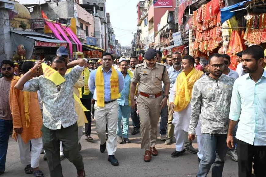 दुर्गा प्रतिमा विसर्जन की तैयारियों का DM-SP ने लिया जायजा, सुरक्षा और यातायात व्यवस्था दुरुस्त रखने के निर्देश