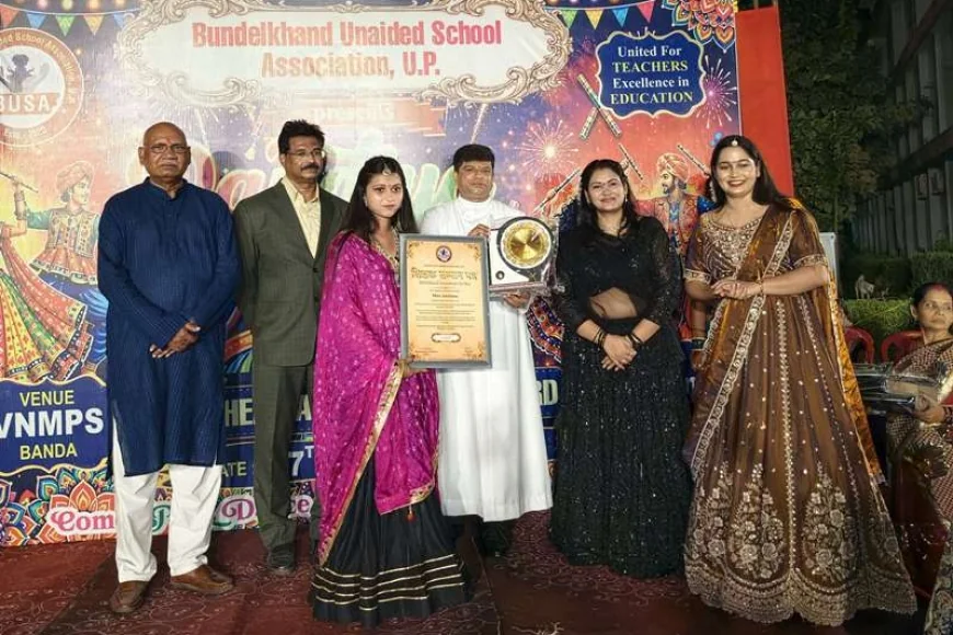 BUSA द्वारा भव्य शिक्षक सम्मान समारोह एवं ग्रैंड गरबा डांडिया नाइट का आयोजन