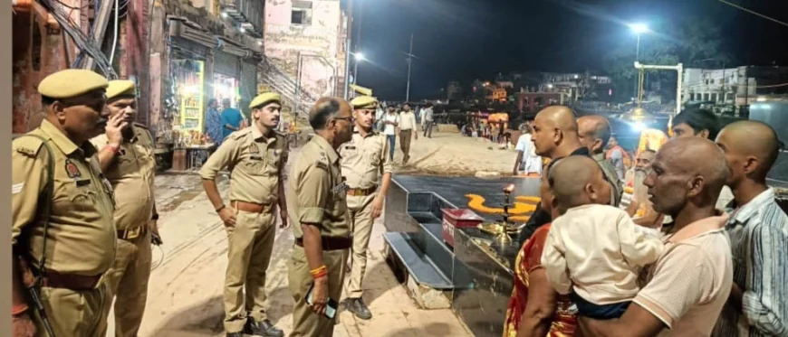 एसपी ने पितृविसर्जनी अमावस्या मेला प्रबंध का किया निरीक्षण