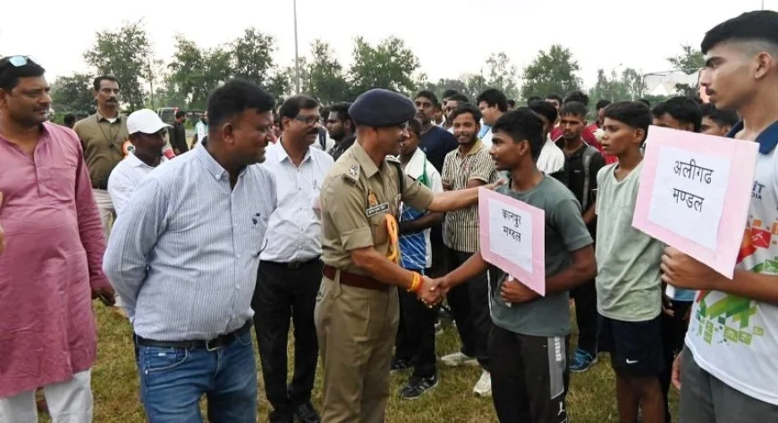एसपी ने प्रदेश स्तरीय सीनियर पुरुष हैण्डबॉल प्रतियोगिता का किया शुभारम्भ