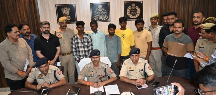 डकैती मामले में पुलिस ने किया खुलासा, पांच बदमाश गिरफ्तार