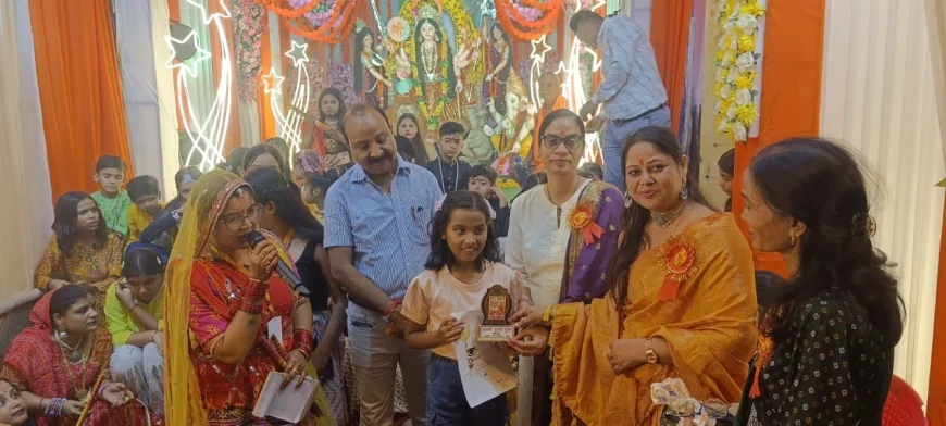 मिशन शक्ति के तहत डांडिया नृत्य प्रतियोगिता, बच्चों ने बिखेरी प्रतिभा की छटा