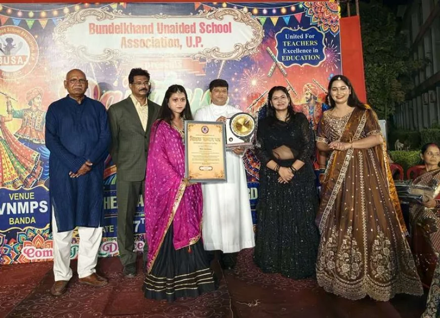 BUSA द्वारा भव्य शिक्षक सम्मान समारोह एवं ग्रैंड गरबा डांडिया नाइट का आयोजन